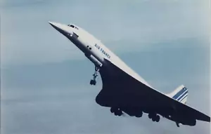 AIR FRANCE CONCORDE VINTAGE PHOTO AF - Picture 1 of 2