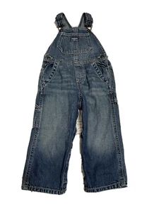 Oshkosh B'Gosh Babero Mono 24 M Azul Lavado Mediano Denim Pieza Clásica Unisex Nuevo con Etiquetas - Imagen 1 de 9