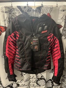 New Icon Women's Wireform MX/OFFROAD Jacket - Pink - XS Extra Small 2822-0828 - Picture 1 of 6