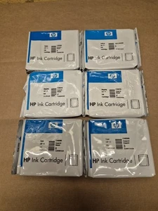HP 11 X 6 Cyan Magenta Yellow Ink Cartridges - 2 Each - C4836A C4837A C4838A - Picture 1 of 8