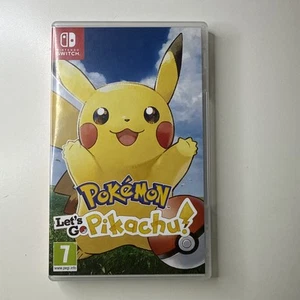 Pokémon: Let's Go, Pikachu! (Nintendo Switch, 2018) -cartridge and case - Picture 1 of 5