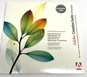 FACTORY SEALED Original Adobe Creative Suite 2 Premium (CS2) Evaluation DVD - Picture 1 of 10