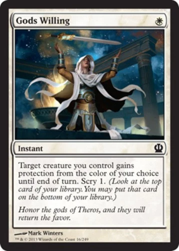 Gods Willing - Foil - Theros #16/249 MTG Magic The Gathering - Image 1 of 1