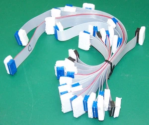 Juego completo de 11 cables de cinta nuevos para todos los retrasos AMS DMX 15-80S y S-dmx. AD - Imagen 1 de 1