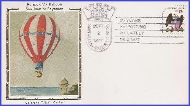 USA5 #FF1303 U/A COLORANO SILK FDC   Balloons # 4 - Image 1 of 1