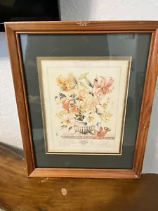 Yuriko Takata Lily Limited Edition Art Print Framed/Matted #170 26.5 By 32.5 - Picture 1 of 4