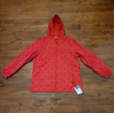 TOG24 Red Polka-dot Craven Women’s Packaway Waterproof Coat UK 18 - Image 1 of 4