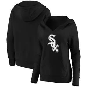 Fanatics Chicago White Sox Women's Official Logo V-Neck Pullover Hoodie Size L - Picture 1 of 3
