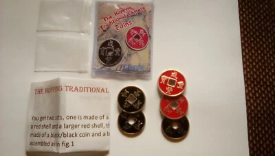 THE HOPPING CHINESE COINS, EASY COIN CLOSE UP MAGIC. - Image 1 of 4