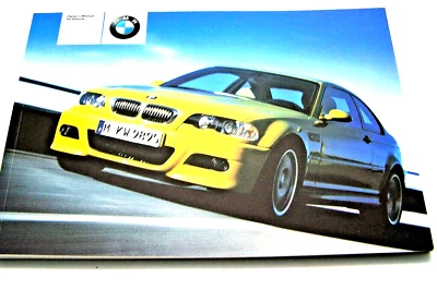 BMW M3 2004 cupé solo manual del propietario E46 piezas servicio nuevo original m 3 Foto 1 de 4