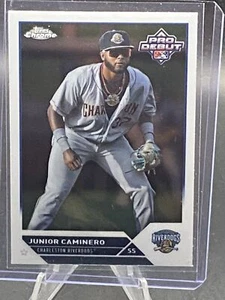 2023 Topps Pro Debut #PDC-139 Junior Caminero Chrome - Picture 1 of 2