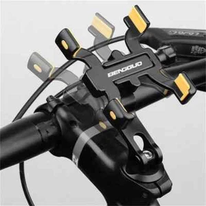 Soporte para teléfono móvil de aluminio para bicicleta giratorio ajustable de 360 grados - Imagen 1 de 13