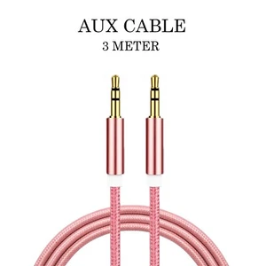 3M Aux Cable Male To Male 3.5mm Audio Lead Jack To Jack For Car PC Phone Stereo - Picture 1 of 10