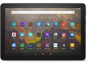 Amazon Fire HD 10 tablet, 10.1", 1080p Full HD, 32 GB, (2021 release), Black - Picture 1 of 7