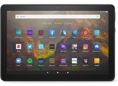 Amazon Fire HD 10 tablet, 10.1", 1080p Full HD, 32 GB, (2021 release), Black - Image 1 of 4