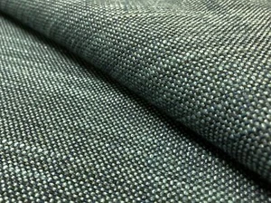 Denim Blue Textured Mid Century Modern Abstract Upholstery Fabric - Picture 1 of 4