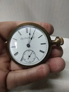 Vintage 1896 Elgin National Watch Co. 3822776 Taschenuhr C. W. C. CO Gehäuse - Bild 1 von 10