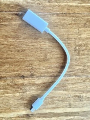 White Thunderbolt Mini DisplayPort DP to HDMI - High Speed Cable Adapter 1080/4K - Image 1 of 3