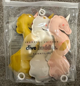 Sunny Life Seahorse Unicorn Dive Buddies Set Of 3 6+ 30% Off RRP - Picture 1 of 2