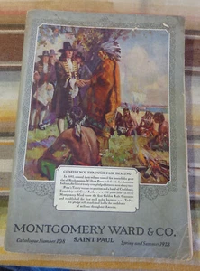 Montgomery Ward 1928 Spring Summer Catalog #108 Chicago Original - Picture 1 of 11