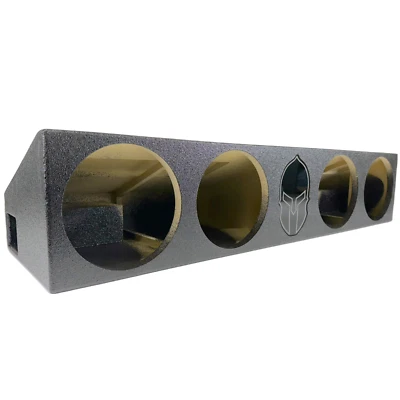 Jeep Gladiator 2018-2022 4x6,5” caja de subwoofer delantero con puerto de fuego debajo del asiento trasero Foto 1 de 4