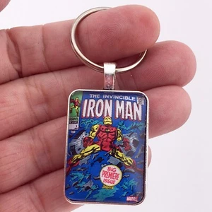 The Invincible Iron Man #1 CLASSIC COVER Key Ring or Necklace MARVEL COMIC BOOK - Picture 1 of 10