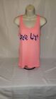 Neon Fifty Fifty American Apparel "Lake Life" Tank Top Small Pink
