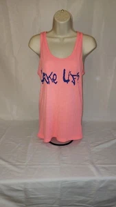 Neon Fifty Fifty American Apparel "Lake Life" Tank Top Small Pink - Picture 1 of 5