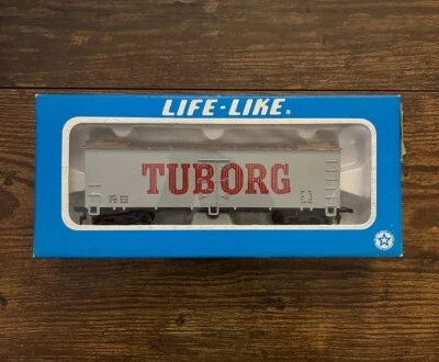 Vintage Life Like HO Billboard Beer Ice Bunker Wood Reefer Tuborg Beer 8526 - Image 1 of 4