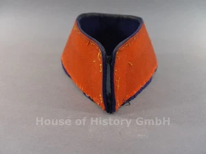 104338: Kragen für einen preußischen Sergeanten, roter Filzkragen blauer Vorstoß - Picture 1 of 11