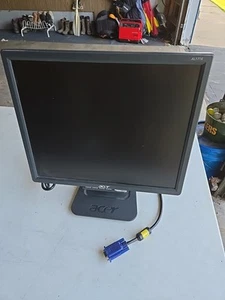 ACER LCD MONITOR AL1716 B 100-240V 50/60HZ 1.5A 17" SCREEN - Picture 1 of 6