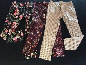 3 Pantalones capri recortados elásticos con puños talla 4 New York & Company para mujer - Imagen 1 de 13