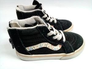 Zapatillas Vans Sk8 Hi Zip Niño Pequeño Talla 7 🌺 Flores - Imagen 1 de 8