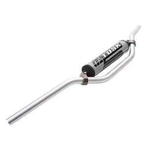 Tusk T-10 Aluminum 7/8" Handlebar KX High Bend Silver For HUSABERG FE400/E - Picture 1 of 8