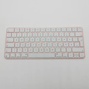 Pour Apple Magic Keyboard A2449 avec Touch ID Rose - Allemand - Photo 1/3