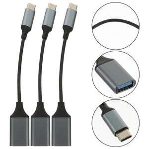 3 Stück USB-C-Stecker auf USB 3.0-Buchse OTG-Kabeladapter für S9 - Afbeelding 1 van 12