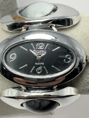 Reloj Figaro Couture LSP05641 Batería Nueva Damas 46MM 6.5" Tono Plateado Raro M68 Foto 1 de 4