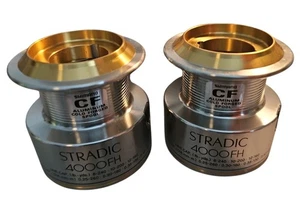2 Shimano 4000/5000 Spools Spare Parts For Spinning Reel For Quick Changes New - Picture 1 of 2