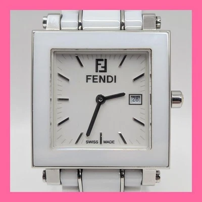 Fendi Ceramic Watch 6200G Square Working Item - Image 1 of 4