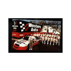 Darrel Waltrip Nascar Autographed Signed Western Auto Veritcal Postcard - Picture 1 of 2