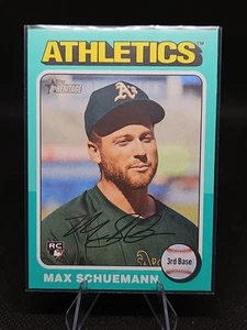 2024 Topps Heritage - Max Schuemann Aqua Border #712 (166) - Picture 1 of 2