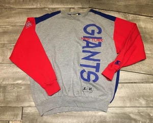 NFL Starter New York Giants Classic Sweatshirt 90s Pullover Size XL Vintage - Picture 1 of 10