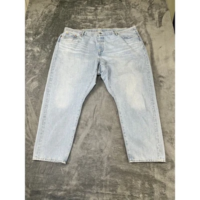 Jeans Levi's 501 Premium para mujer lavado ligero botón mosca grande E talla 22W Foto 1 de 4