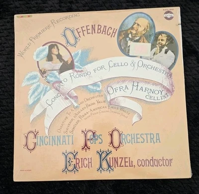 LP Ofra Harnoy Cello - Offenbach Concerto Rondo Cinn Pops Kunzel VCL 9058 SEALED Foto 1 de 4