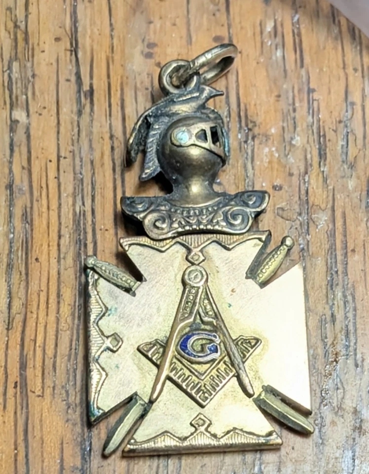 Vintage 1930's Masonic Grand Blue Lodge, watch fob / pendant  - Image 1 of 1