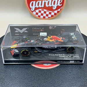 MINICHAMPS 1/43 Oracle Red Bull RB18 Max Verstappen Hungarian winner 447223301 - Picture 1 of 2