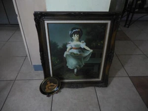 Pintura original al óleo sobre lienzo de Miss Murray victoriana por Sir Thomas Lawrence - Imagen 1 de 20