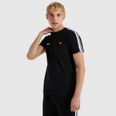 ellesse Black T-Shirt Sports Cotton Classic Crew Tee Top Size Mens XS,S,M NEW - Image 1 of 4