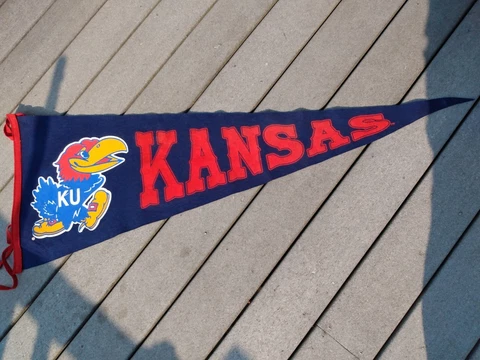 Kansas Jayhawks Oversized Pennant, 18 x 48" Cover
