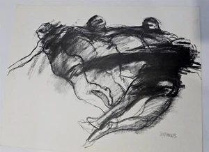 Original Bleistift signiert James Kearns Lithographie mit dem Titel "ohne Titel" - Bild 1 von 2